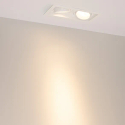 Светильник MS-VORTEX-BUILT-S210x117-2x20W Warm3000 (WH-WH, 20 deg, 230V) (Arlight, IP20 Металл, 5 лет) 057762