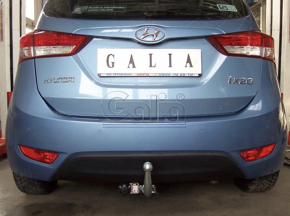 Фаркоп оцинкованный Galia H084A для Hyundai ix20 2010-(паспорт и сертификат в комплекте)(без электрики)