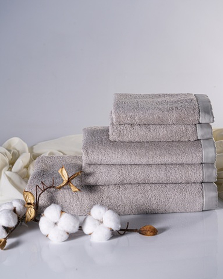 Набор полотенец 5шт Claire Batiste Atelier Adour бежево-серый