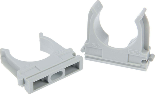 Крепеж-клипса для трубы 32 мм плстик