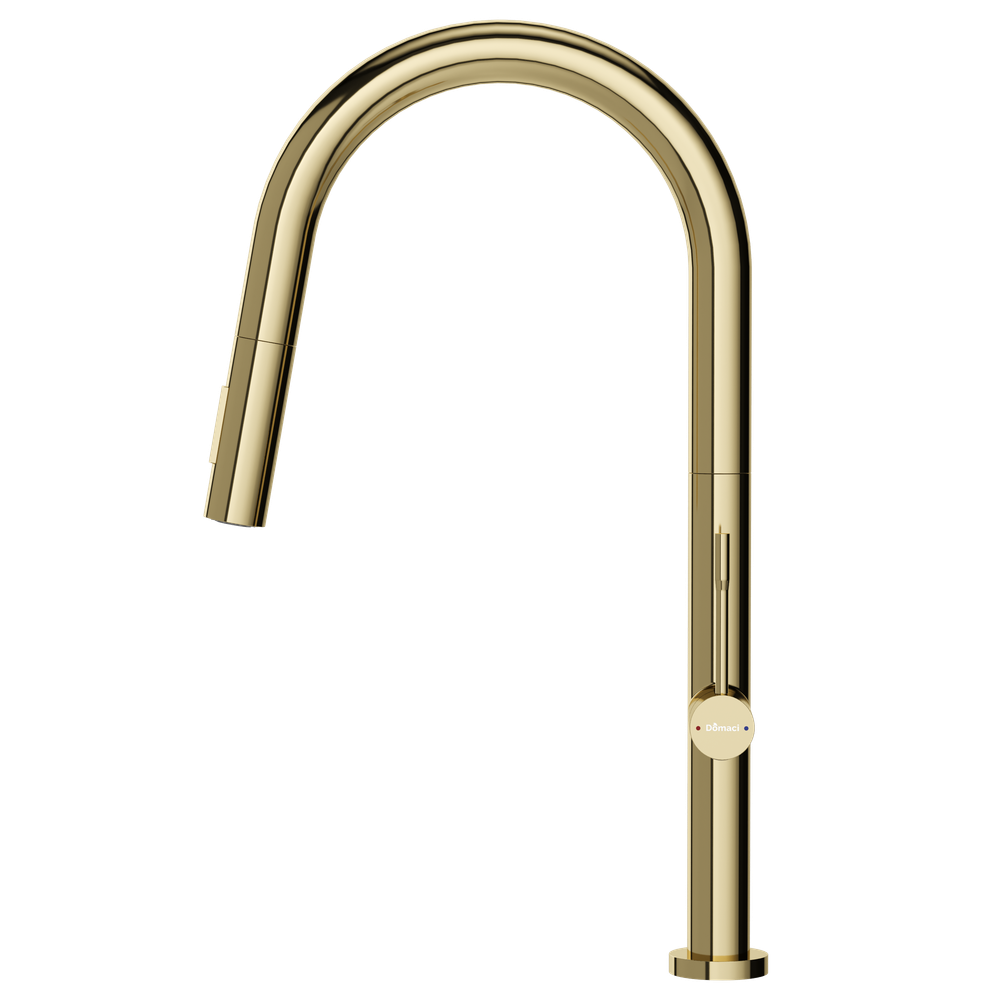 Смеситель для кухни Domaci Ливорно D6600CG золото