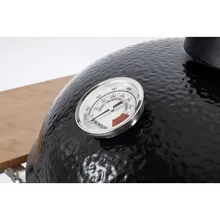 Керамический угольный гриль Monolith Classic Pro 2.0 Black, 43 см, чёрный, с ножками и столиками
