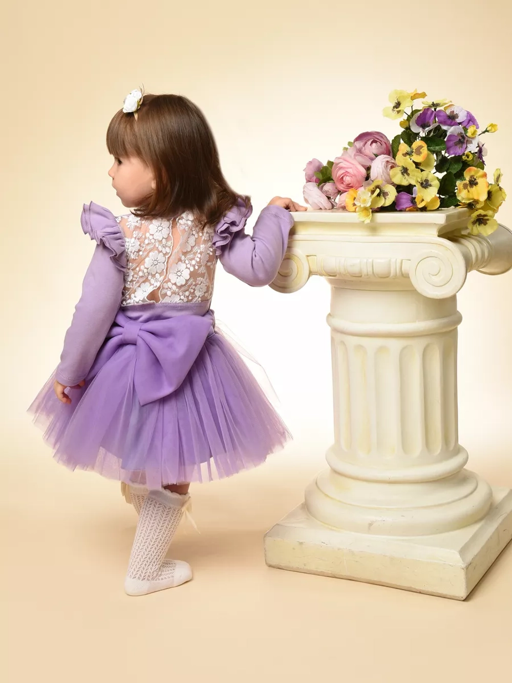 Боди с кружевной спинкой