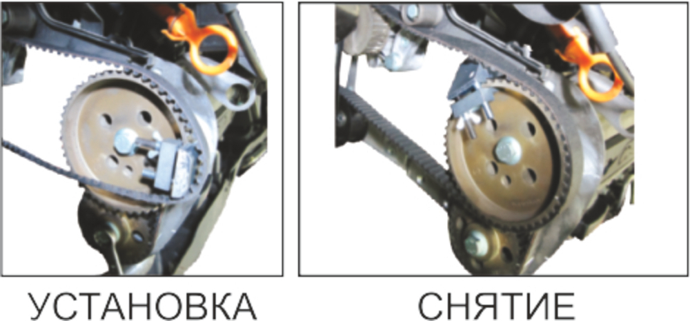 Набор инструментов для гибких поликлиновых ремней 2 предмета в кейсе JTC