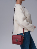 Сумка кожаная кросс-боди Azaro 3520 вишневый