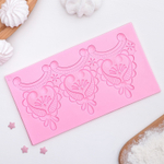 Коврик для айсинга 17,5*9,5*0,3 см "Кружева"