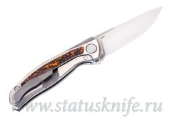 Нож Широгоров Флиппер F95NL 3M M390 CF MARS VALLEY MRBSфотография - 6