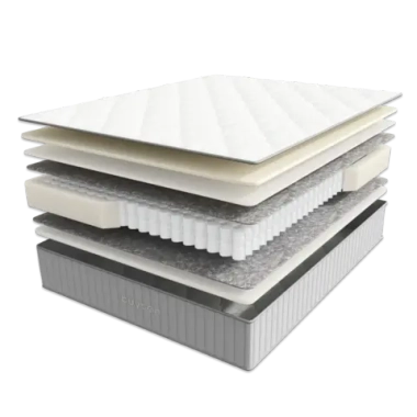 Матрас BuyBeauty, 28 см, жесткость выше средней, пружины, латекс, memorix