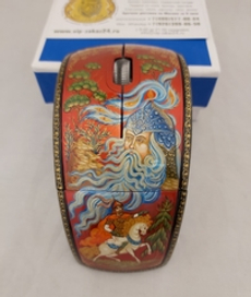 Мышь беспроводная, складная "Руслан"