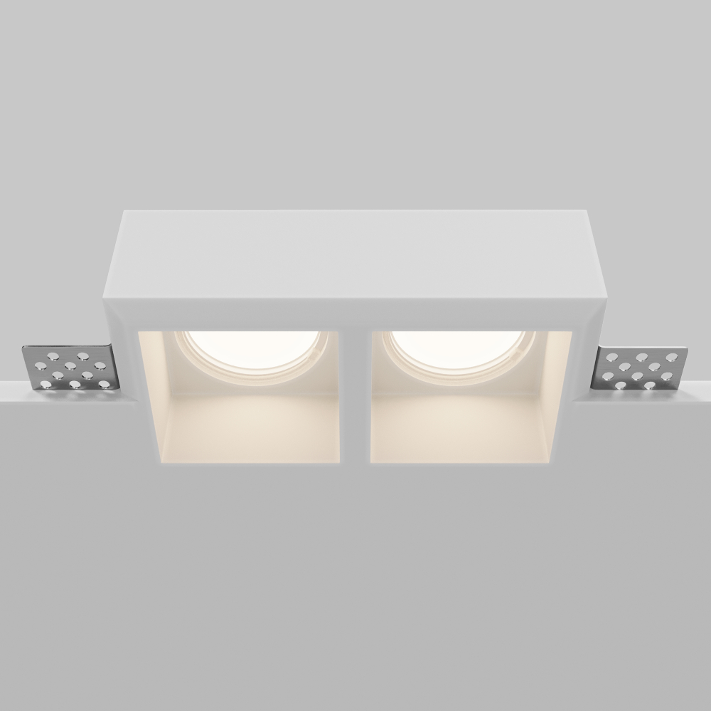 Встраиваемый светильник Maytoni Gyps Modern DL131-GU10-02-W