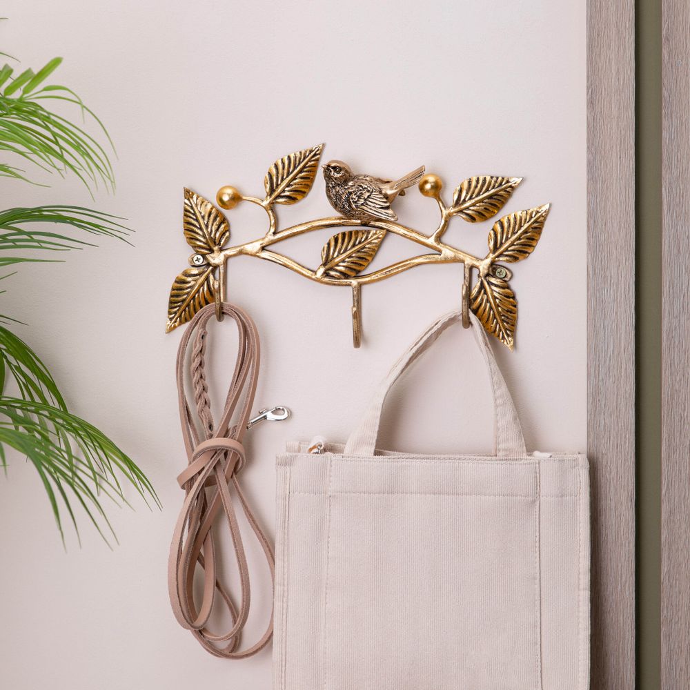 Вешалка настенная "Терра Гаэта" (с 3-мя крючками) Бронза