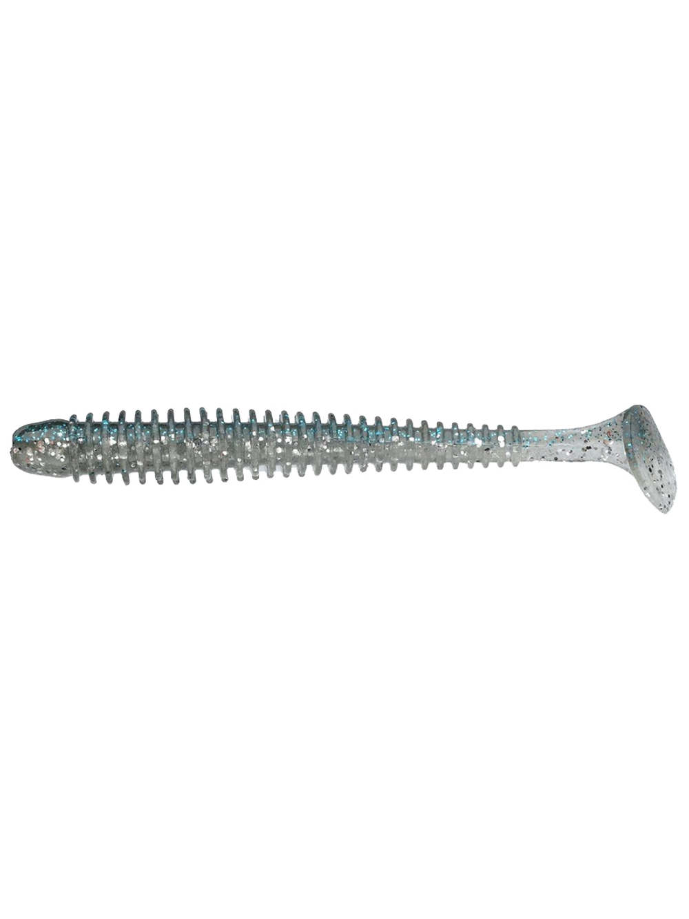 Приманка силиконовая Keitech Swing Impact 4.5" #417 Gold Flash Minnow, 3 упаковки по 6 штук