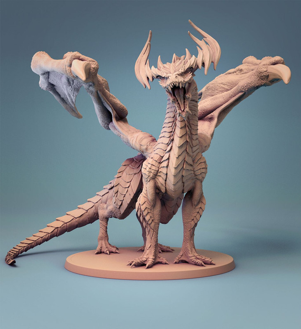 Дракон монстр миниатюра для dnd, днд, pathfinder, фентези, Настольная игра, НРИ, Варгейм, РПГ
