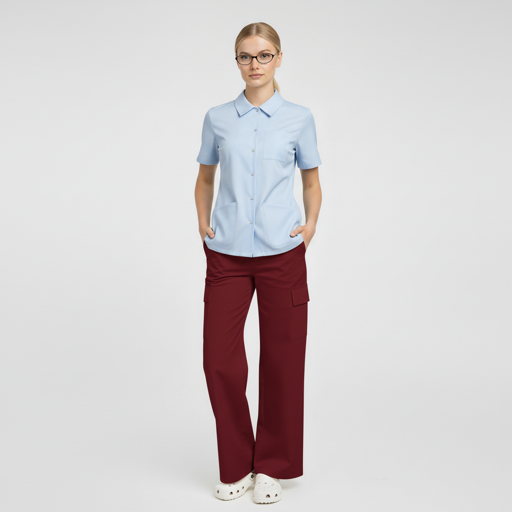 Медицинские женские брюки-палаццо "Вивьен"