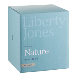 Ваза Liberty Jones Nature бежевая 9см