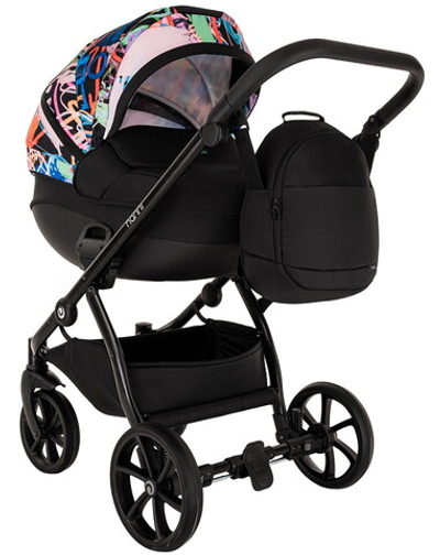 Детская коляска Tutis Nanni 7 2 в 1 1532119 Black Painting