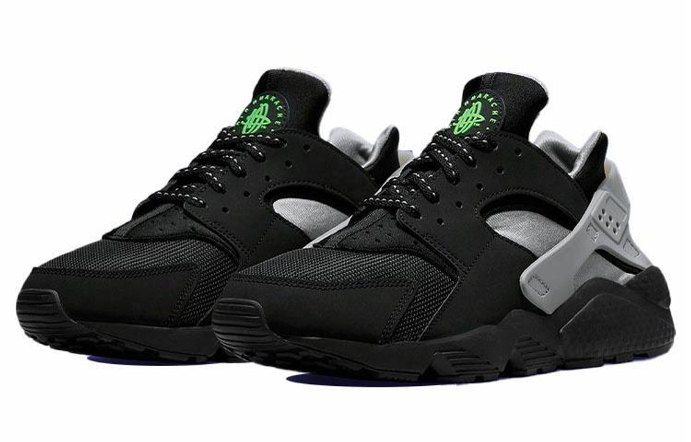 Кроссовки Nike Air Huarache Black Neon