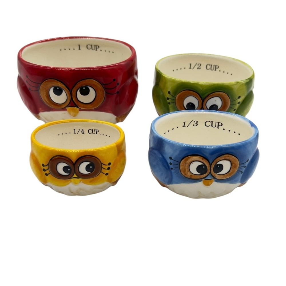 Набор из 4-х мерных чаш Совы