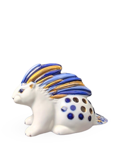 Фарфоровая статуэтка (карандашница) Дикобраз, ЛФЗ