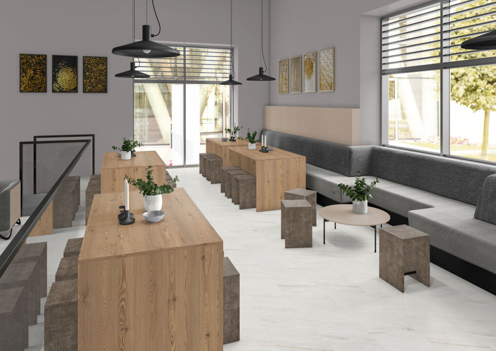 Ламинат Egger Pro Kingsize Aqua Plus EPL005 Мрамор Леванто светлый