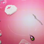 Подвеска на шею на леске «Emerald Chameleon - Капля», микс 5 цветов, 22мм.