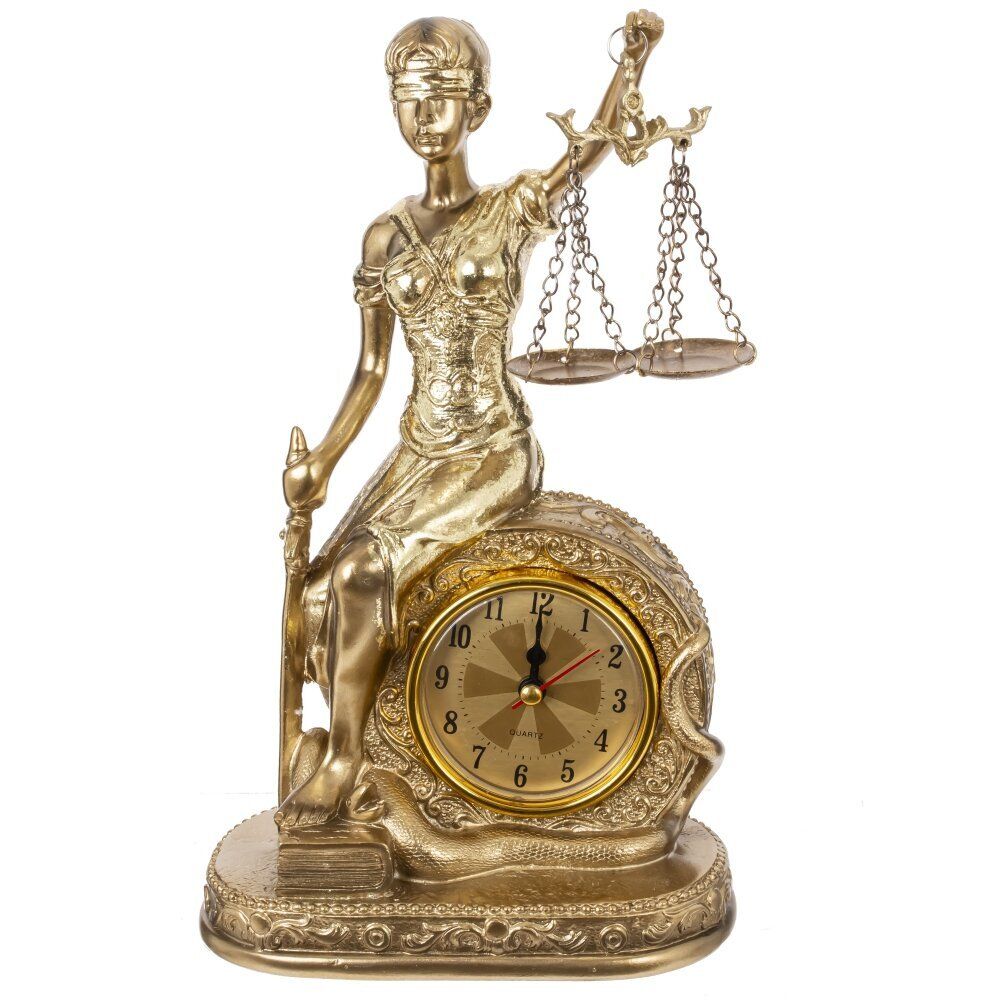 GAEM Часы настольные декоративные "Фемида" (1xAAA н/п), L9 W8 H24 см