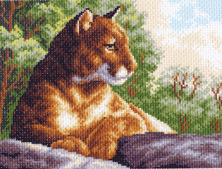 "Пума"-1187/1 канва с рисунком