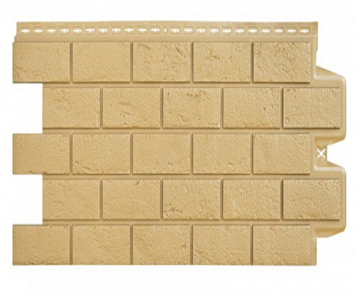 Фасадные панели GRAND LINE (ГРАНД ЛАЙН) Кирпич Состаренный Песочный