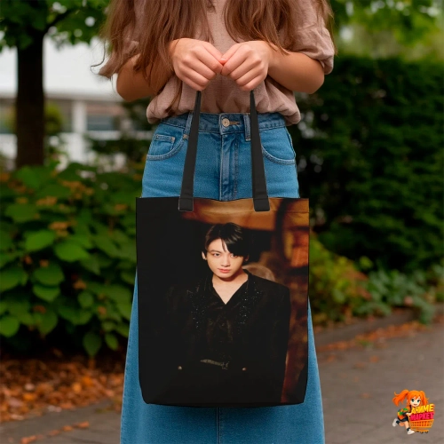 Сумка шоппер с принтом BTS