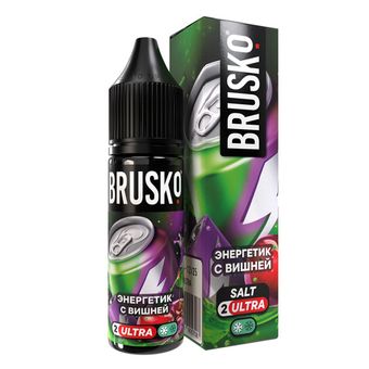 Жидкость BRUSKO Salt (Chubby) 2% ULTRA 35 ml - Энергетик с вишней