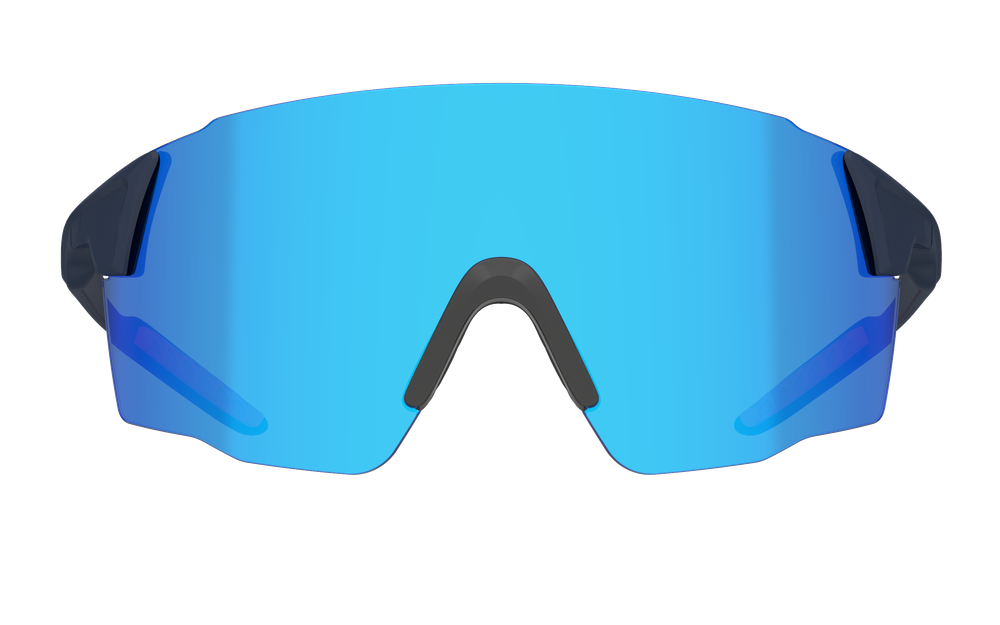Спортивные очки 720armour Kamikaze Cylinder / Matte Dark Navy / Smoke Full  Blue Ti Lens