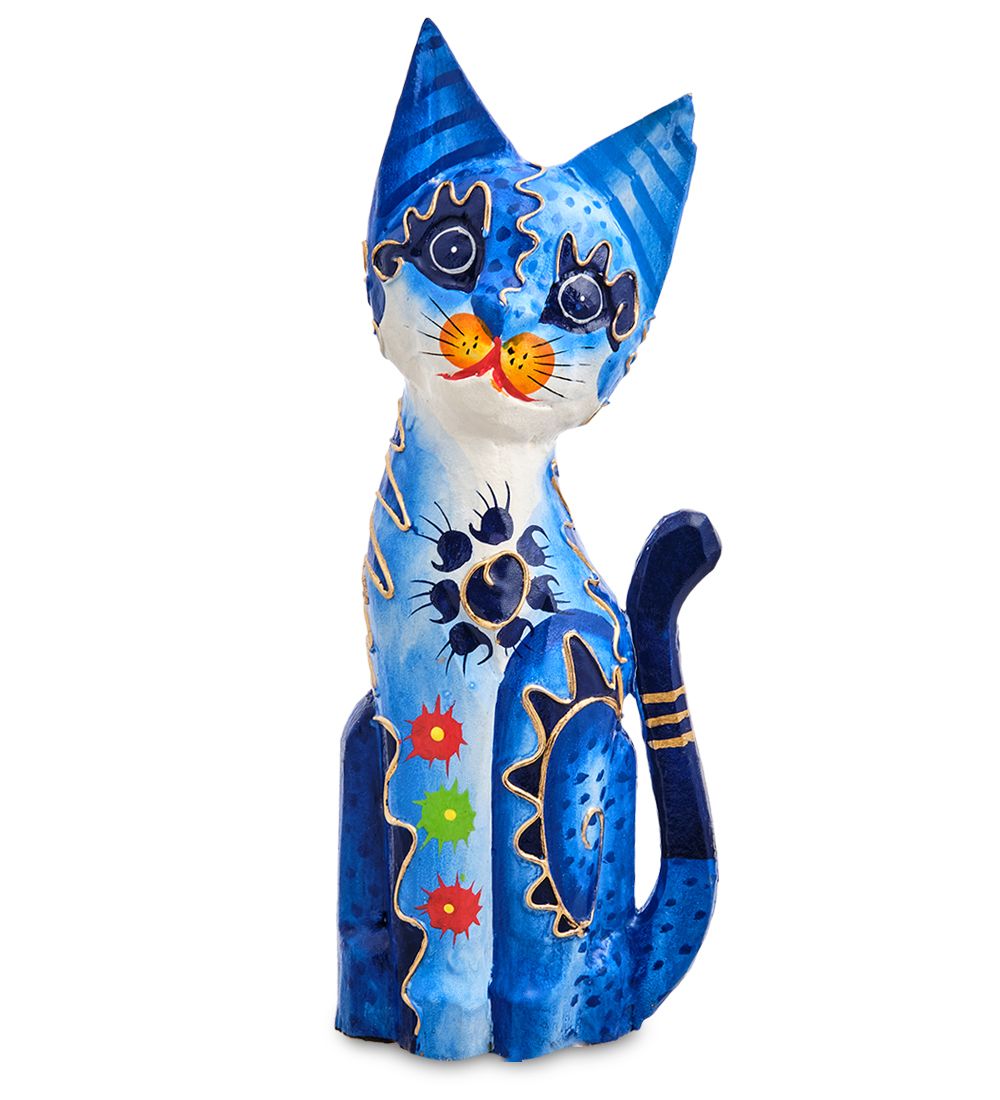 99-024-03 Статуэтка «Кошка» 30 см (албезия, о.Бали)