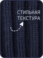 Шапка для мальчика со снудом осенняя