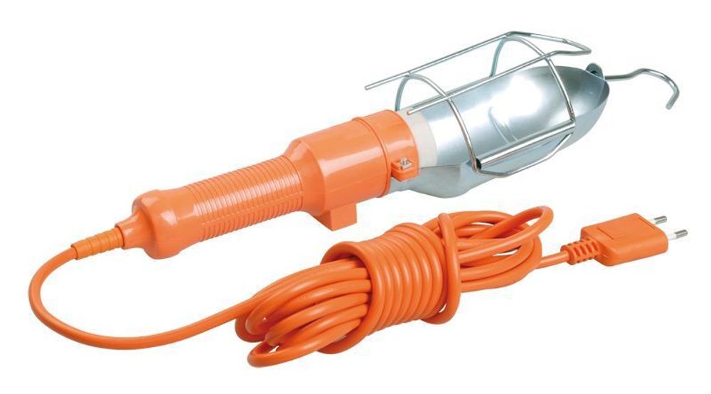 Светильник переносной УП-1P пл. вил. с выкл. 2Р 5м IEK WSP20-05-K09