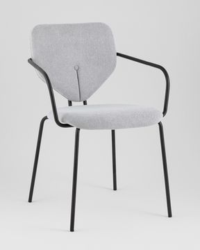 Стул обеденный Masey с подлокотниками серый