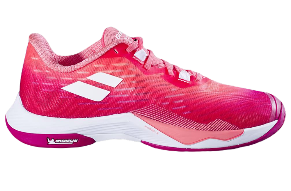 Женские кроссовки для бадминтона/сквоша Babolat Shadow Tour 5 - raspberry