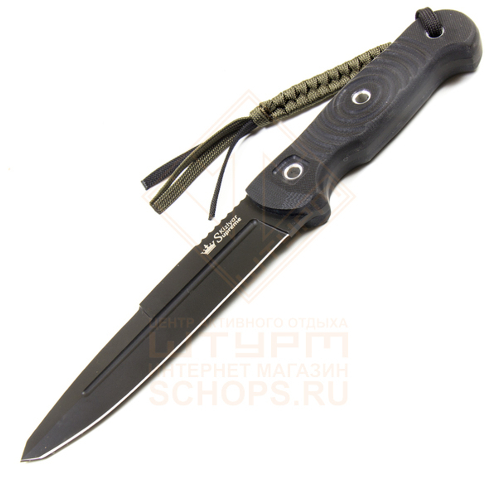 Нож Kizlyar Supreme Legion D2 G10, Black/Black
