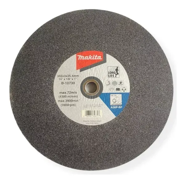 Абразивный отрезной диск для стали A36P, 355х3х25,4, 1шт B-10730