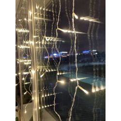 ENOB-2B ЭРА Гирлянда LED Бахрома 2м*1м теплый свет, 24V, IP44 | Гирлянды