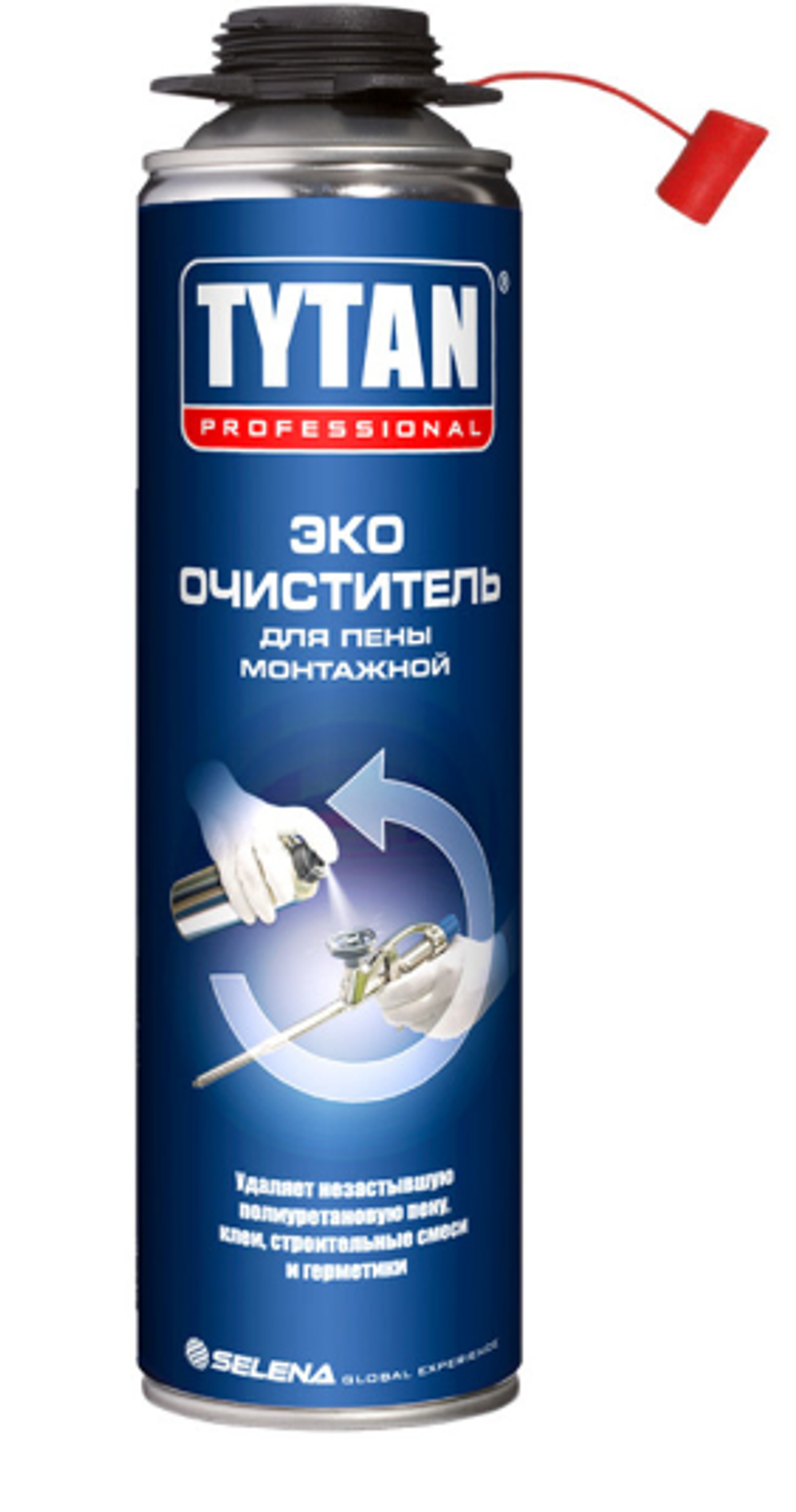 Очиститель монтажной пены "TYTAN" Professional ЭКО 500 мл (12шт)