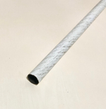 Труба Ост витая для кованого карниза d20 мм, цвет белое золото