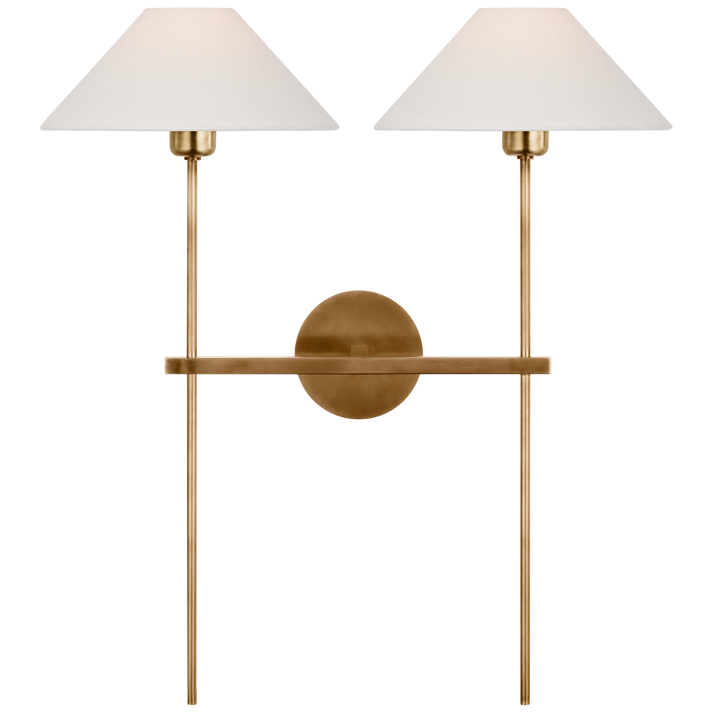 Настенный светильник Visual Comfort Hackney 25" Double Tail Sconce