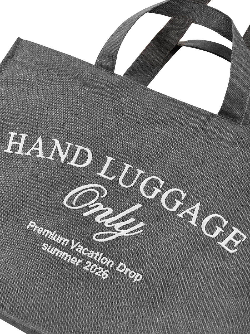 Сумка "Hand luggage only" серая