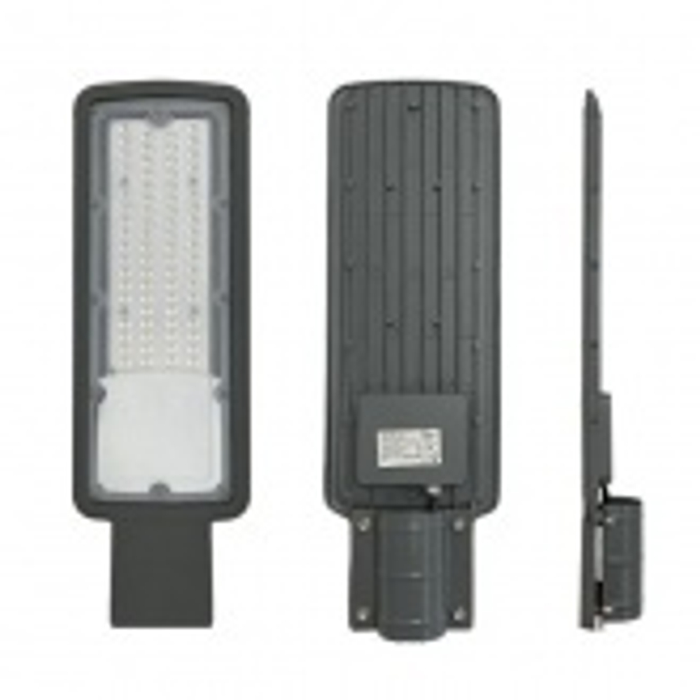Консольный светодиодный светильник FL-LED Street 100W 4500K 10000Lm серый d50mm Foton 612953