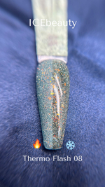 IceBeauty Гель-лак Thermo Flash 08, 8 мл
