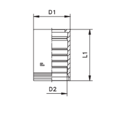 Муфта DN 25 4SP/4SH/R13 Interlock