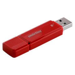 Флешка 8 GB USB 2.0 SmartBuy Dock (Красный)