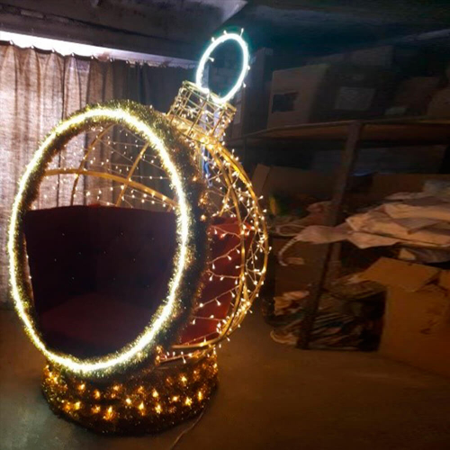 Световая фигура «Кресло-шар»