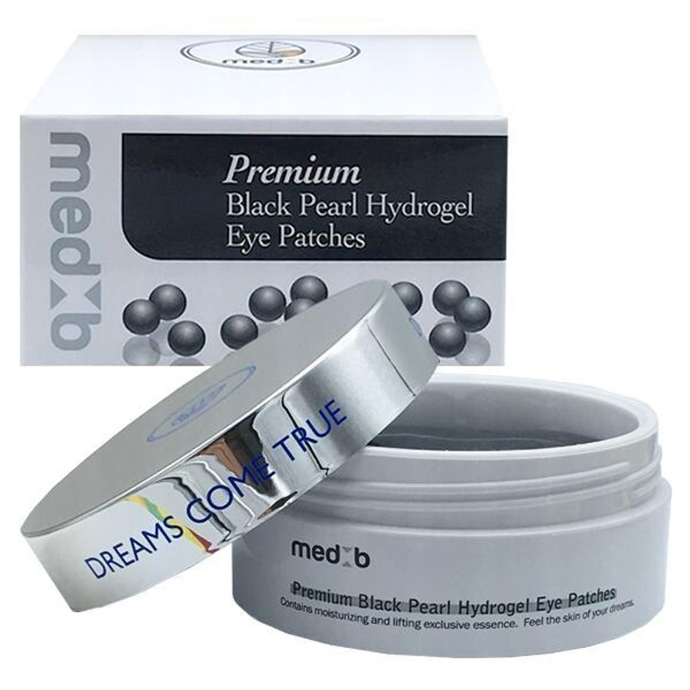 Med B. Premium Black Pearl Hydrogel Eye Patches