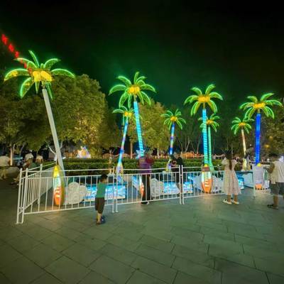 Банджи-батут «Тропический рай», 1-местный, 2×2×4 м